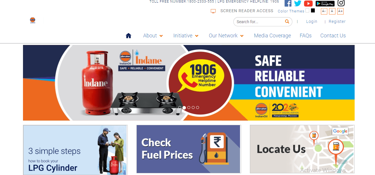 indane gas new connection