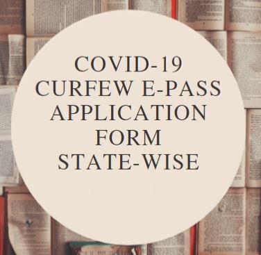 state wise curfew epass