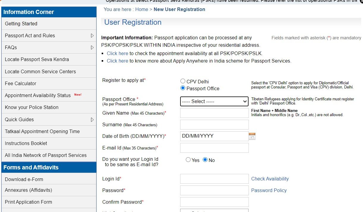 Tariff Holiday family PCC] Police Clearance Certificate Online Registration | India Against  Corruption