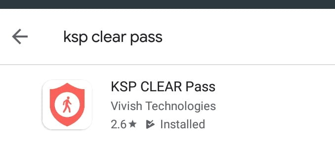 ksp clear pass app