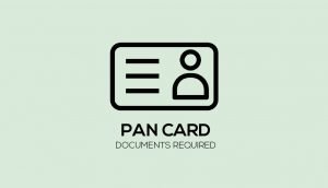 PAN Card Document Required
