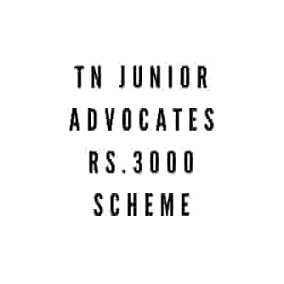 Tamil Nadu Young Advocates Monthly Allowance Scheme