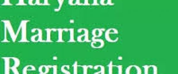 Haryana Marriage Certificate Online Registration 2021