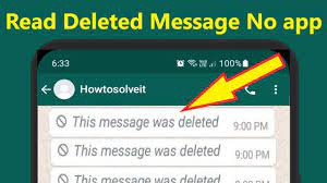 Read Delete Messages