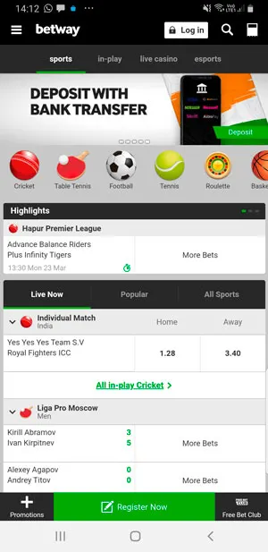 Betway App- IPL Betting App