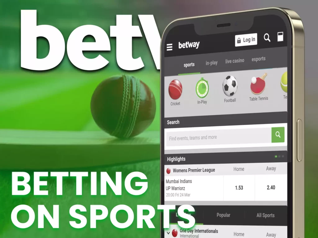 Sports Betting on Betway App