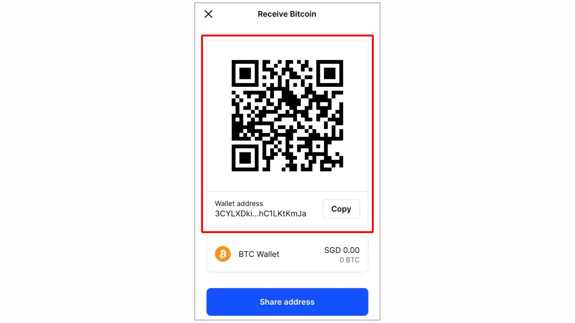 Obtain Your Coinbase Bitcoin Wallet Address.