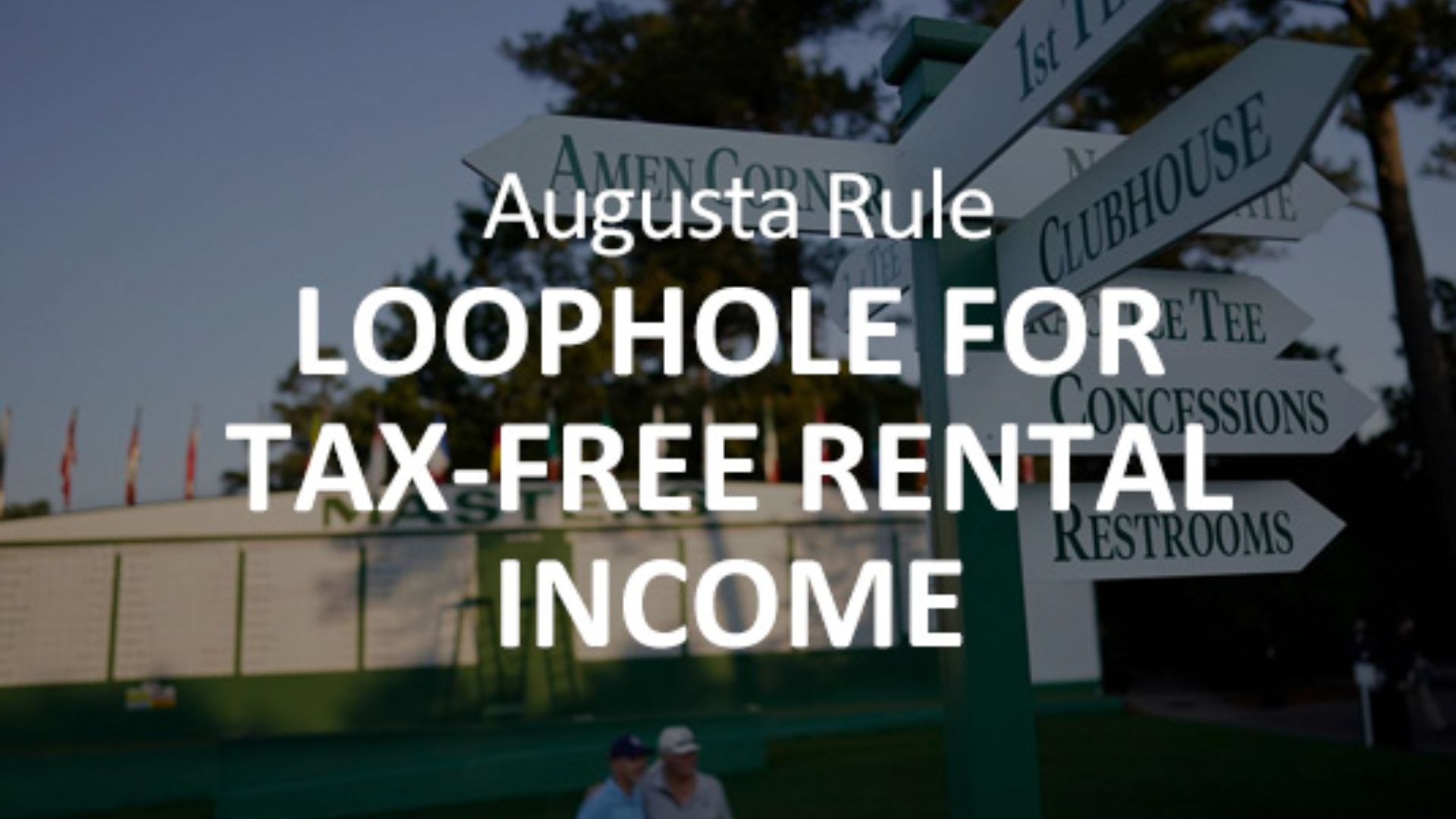 The Augusta Rule.