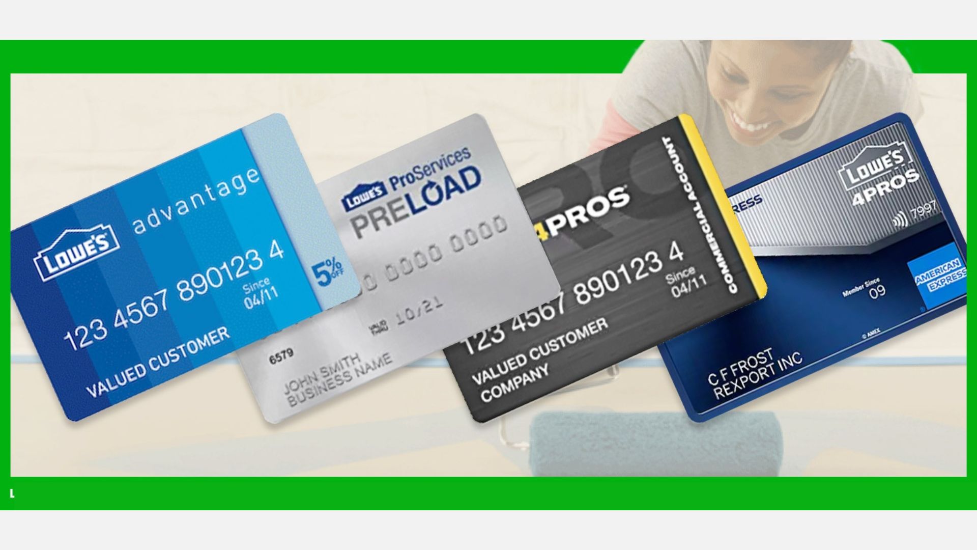 Lowe's $3500 Business Credit Card