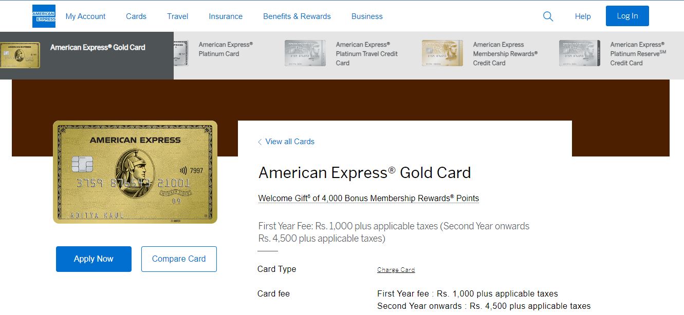 Amex Gold (American Express Gold Card)