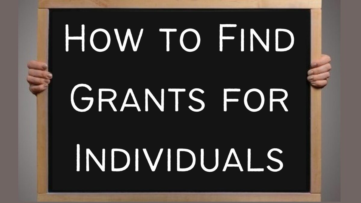 How to Find grants for individuals?
