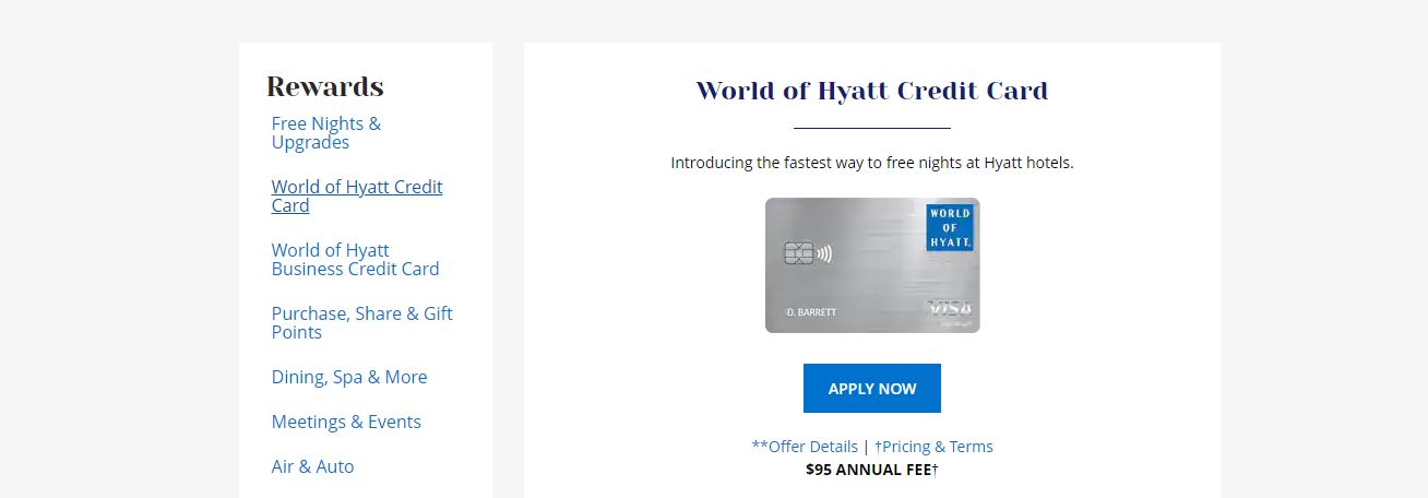 Hyatt Card (World of Hyatt Credit Card)
