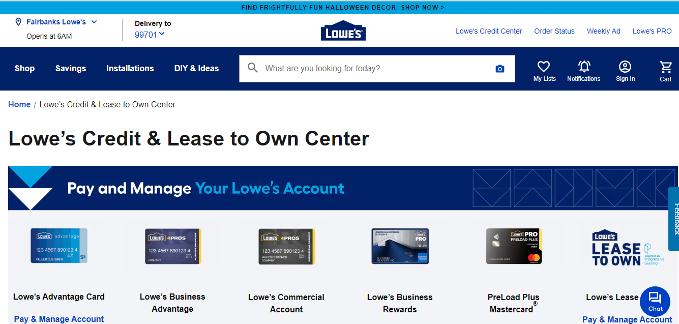 Applying for the Lowe's $3500 Business Credit Card