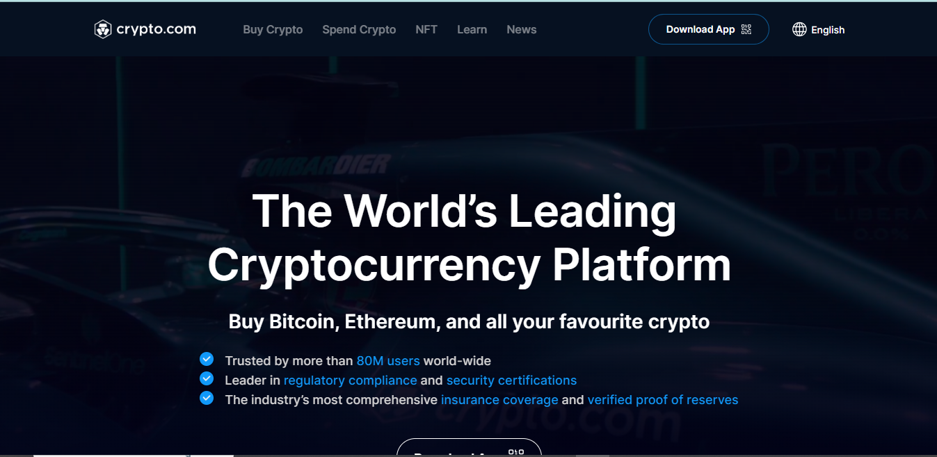 Open the Crypto.com App