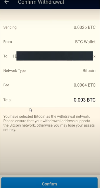 Withdraw Your Bitcoin