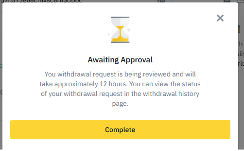 Wait for Approval