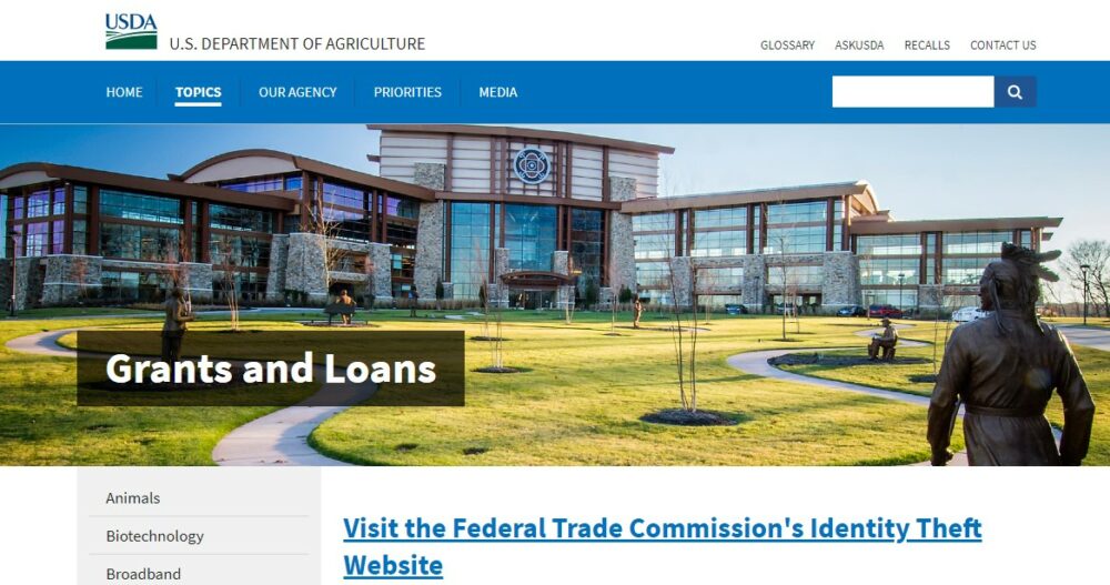 USDA farm grants