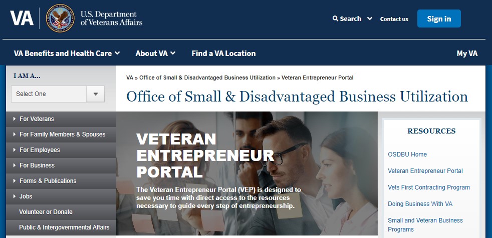 VA's veteran portal