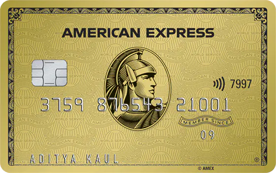 American Express Gold Card.