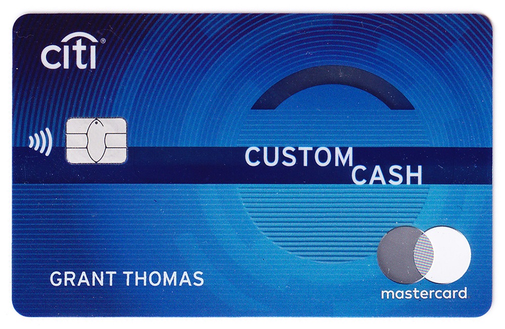 Citi Custom Cash Card.