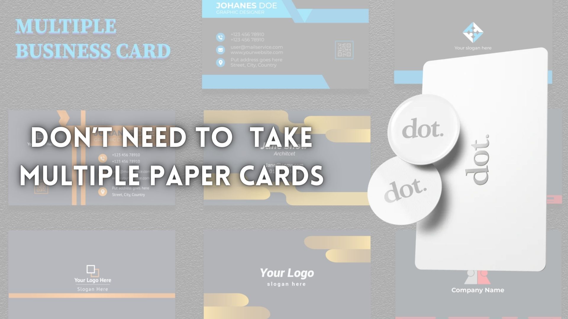 Don’t Need to Take Multiple Paper Cards.