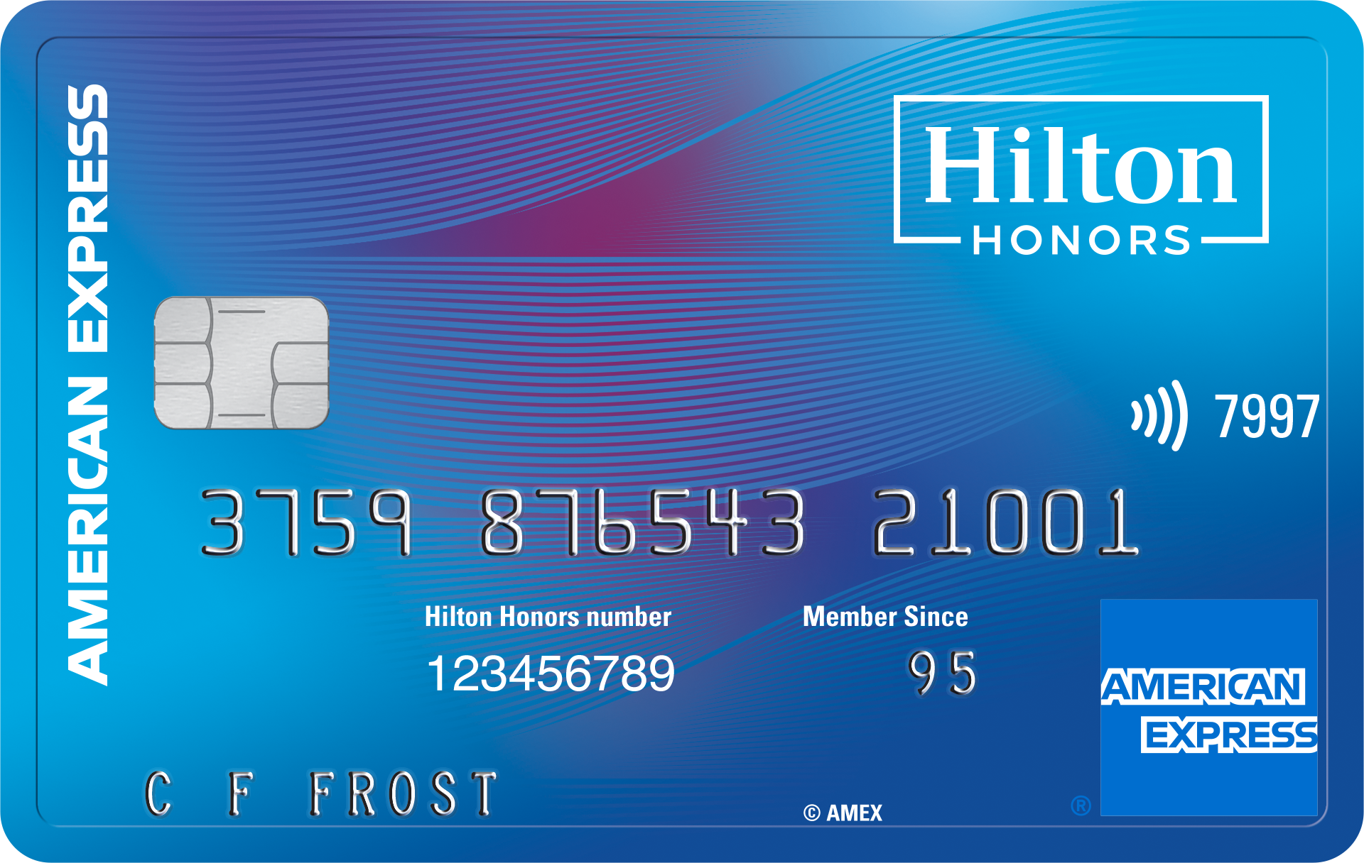 Hilton Honors Cards.