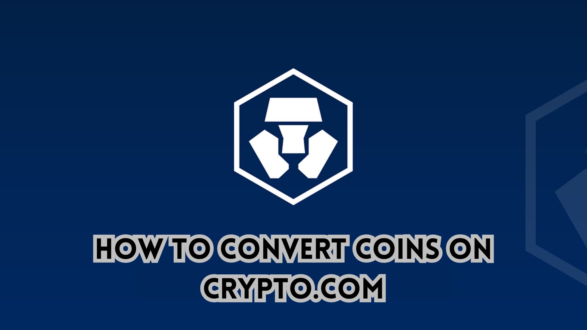 How to Convert Coins on Crypto.com.