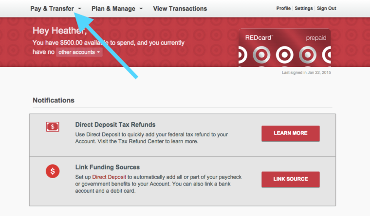 How to Make a Payment on the Target RedCard