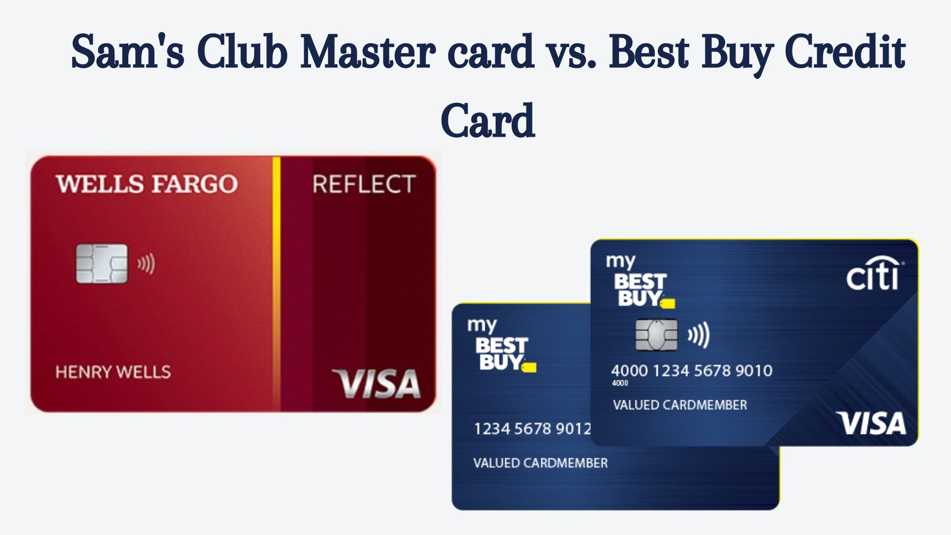 Sam's Club Mastercard vs. Best Buy Credit Card