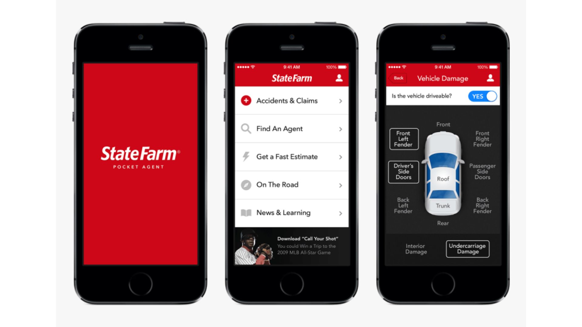 State Farm mobile app.