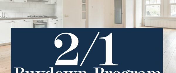 The 2-1 Buydown Program: Making Homeownership More Affordable