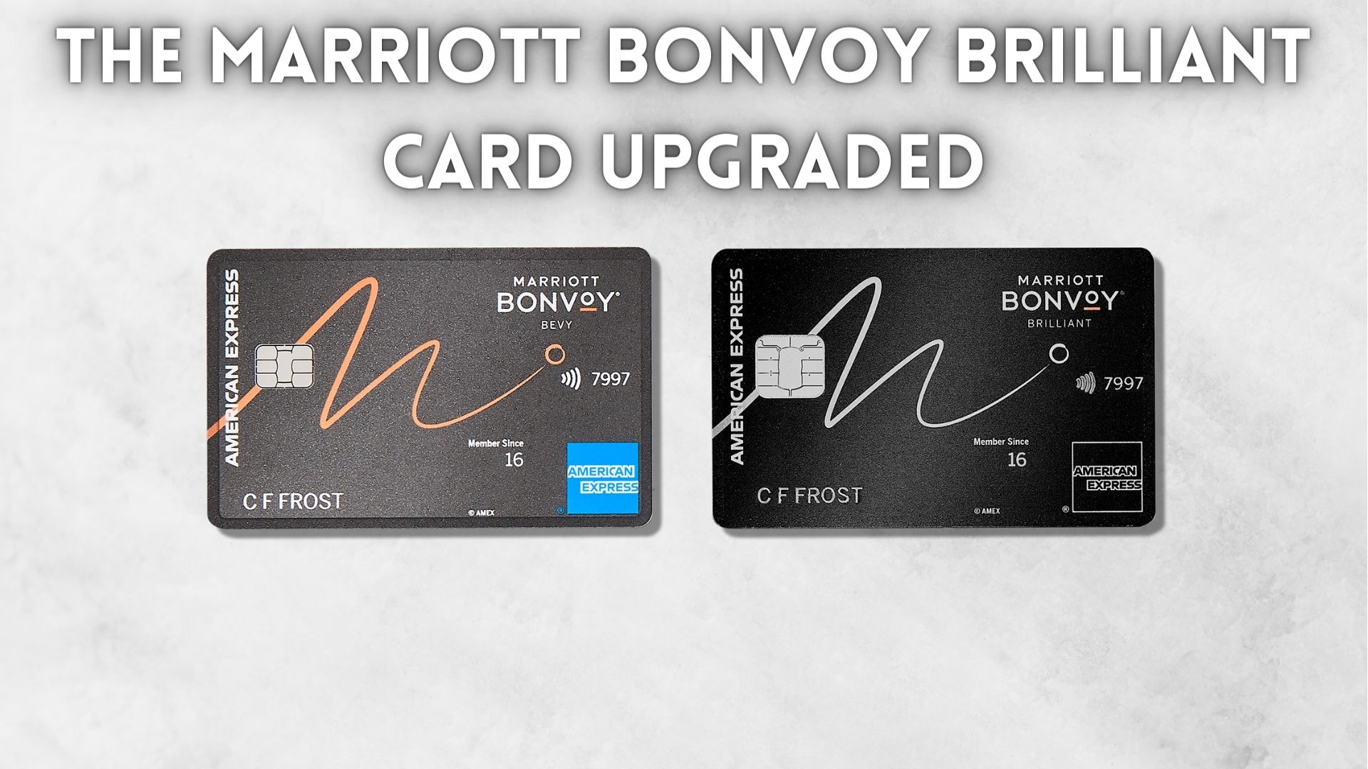 The Marriott Bonvoy Brilliant Card Upgrade.