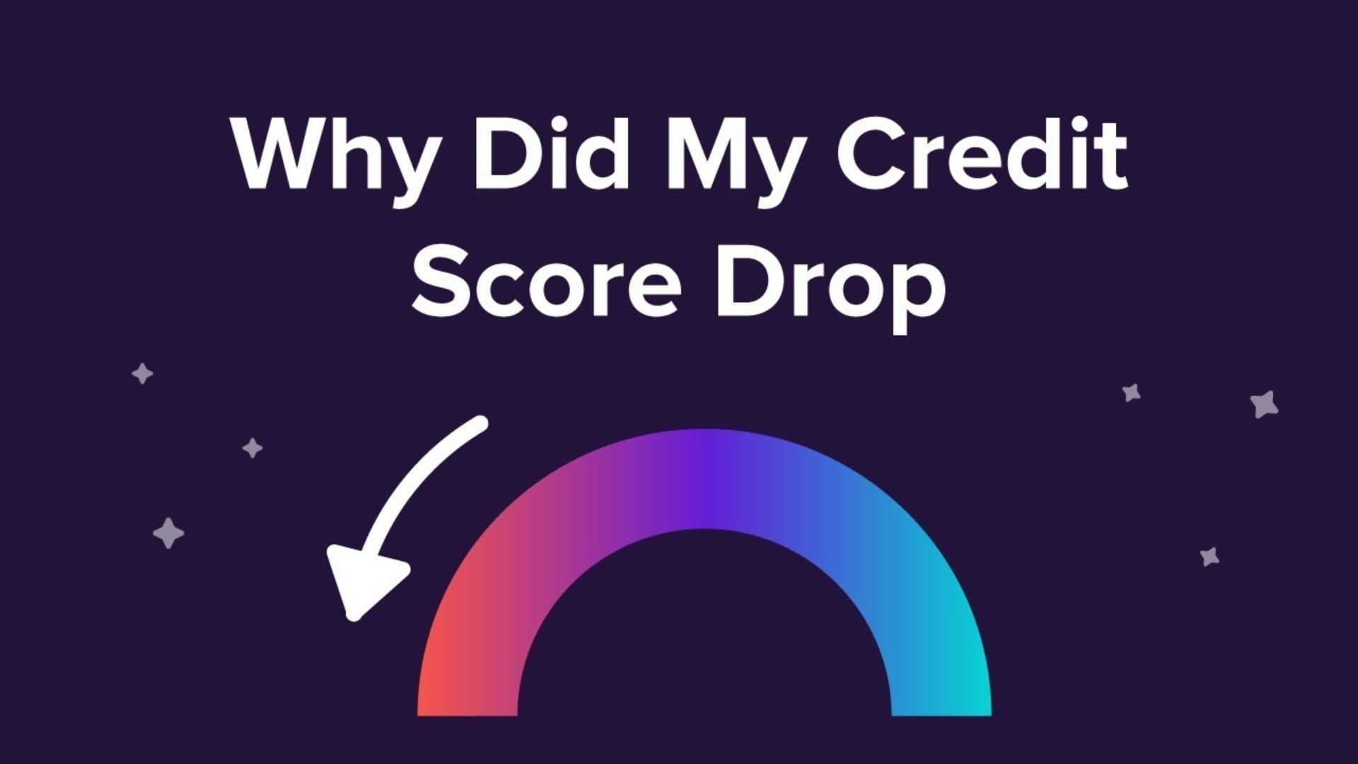 Credit Score Drop for No Reason