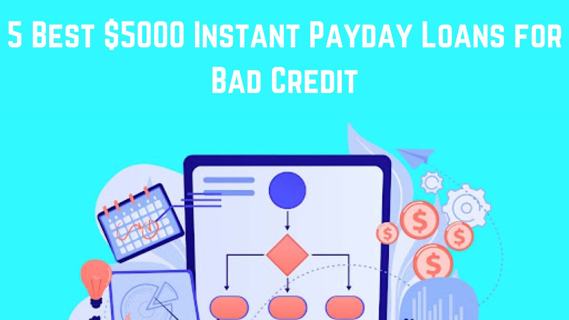 5 Best $5000 Instant Payday Loans for Bad Credit