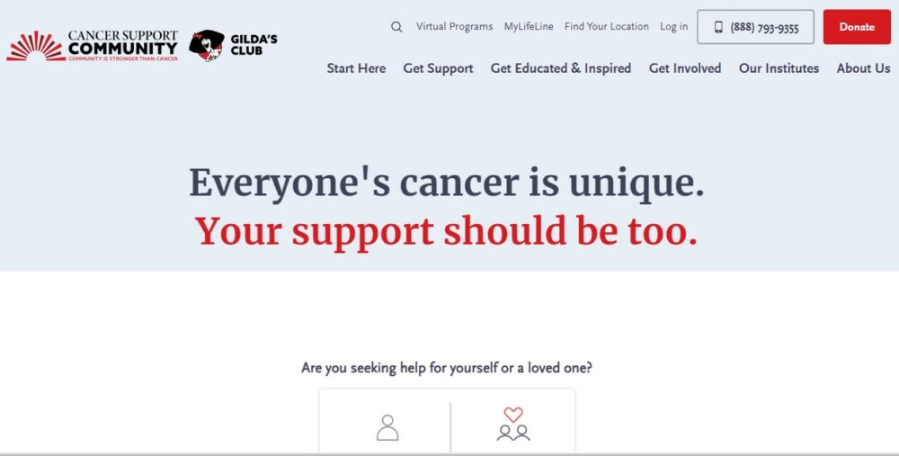 cancer support organization