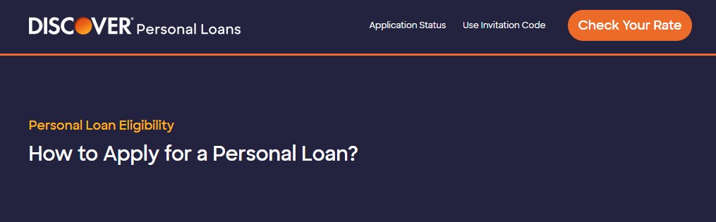 how to apply for discover personal loans