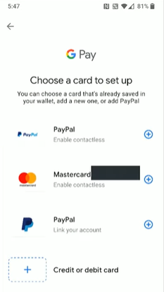 Open the Google Pay application on your smartphone.