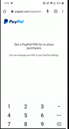 Set a PayPal PIN