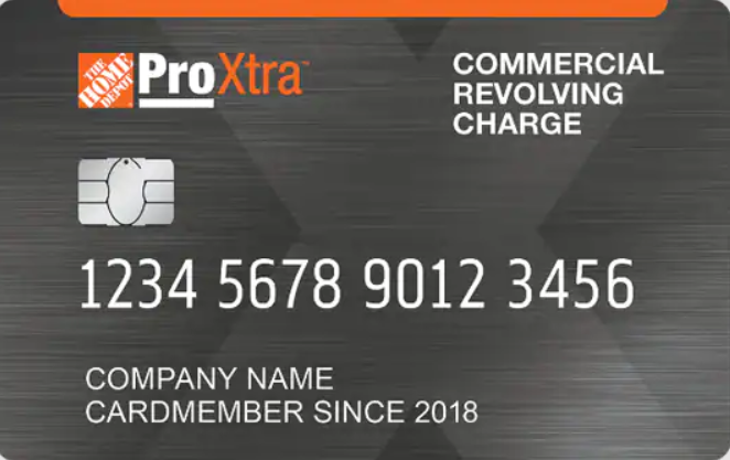 The Home Depot Commercial Account Card