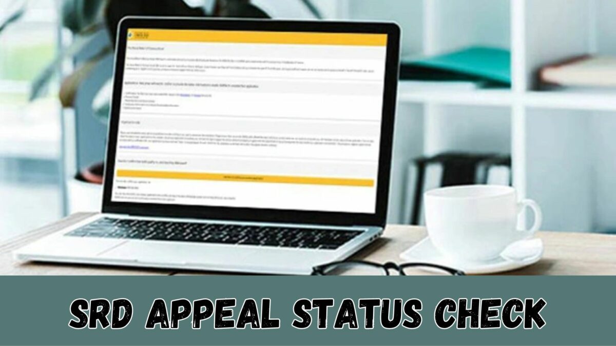 SRD Appeal Status Check